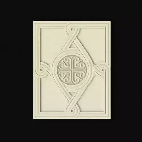 Central decor ornament for furniture