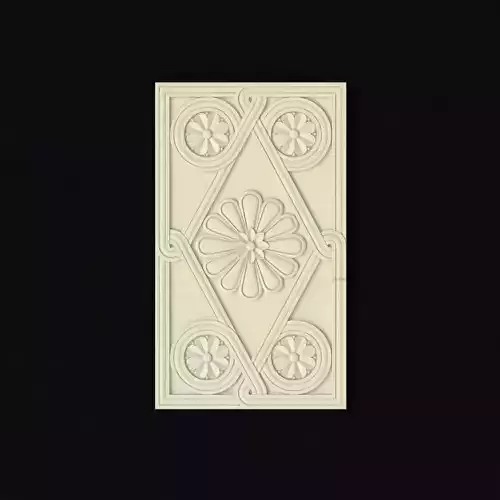 Central decor ornament for furniture