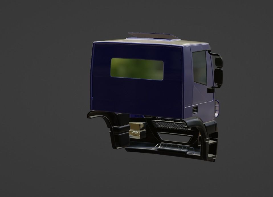 IVECO STRALIS AD 450 6-4 2005 TRUCK 3D print model_2