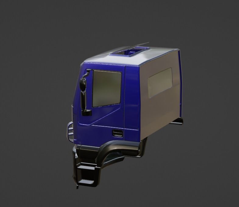IVECO STRALIS AD 450 6-4 2005 TRUCK 3D print model_3