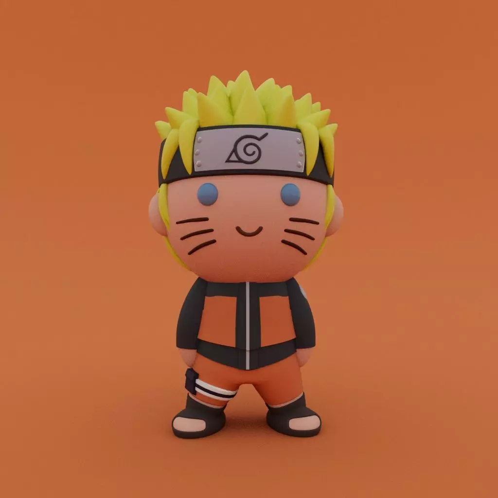 Cute Little Naruto 3D print model