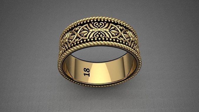 Beautiful Ring Design  3D print model
