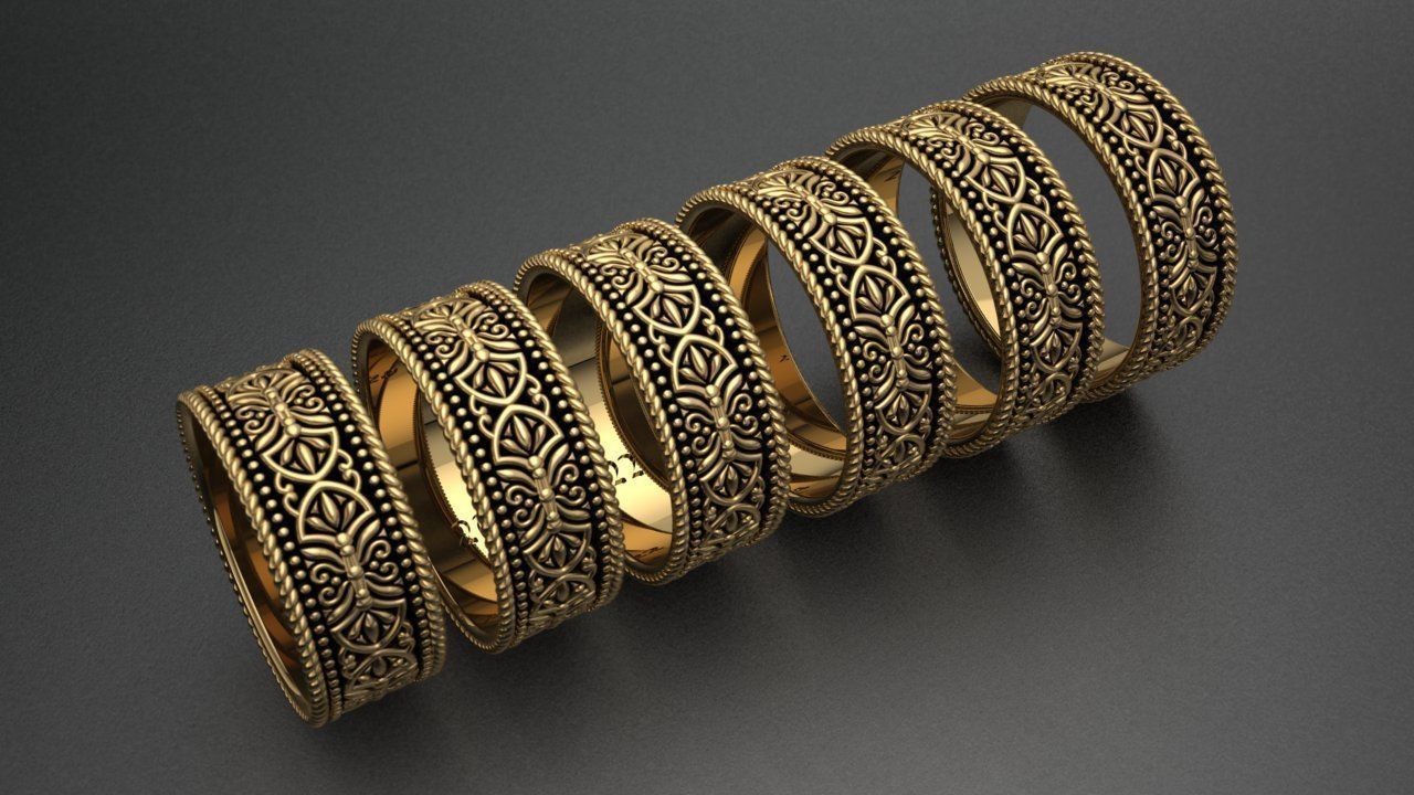 Beautiful Ring Design 3D print model_1