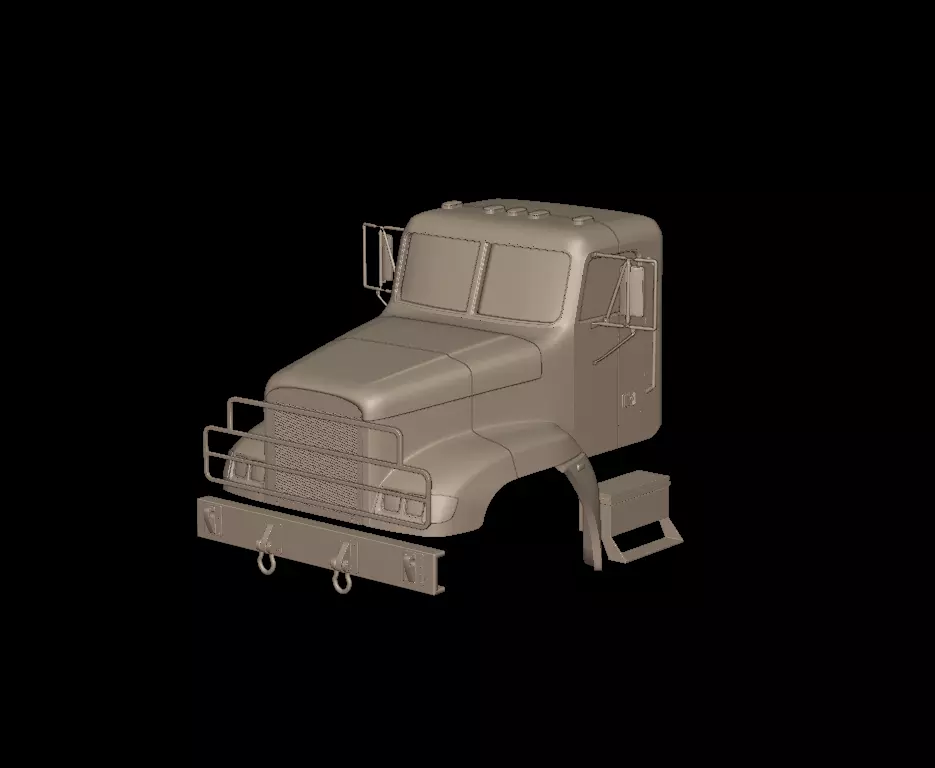 Freightliner M916A1 3D Print Model 3D print model_0