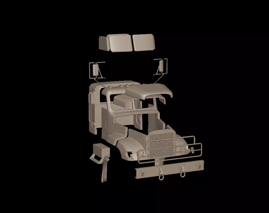 Freightliner M916A1 3D Print Model 3D print model_5