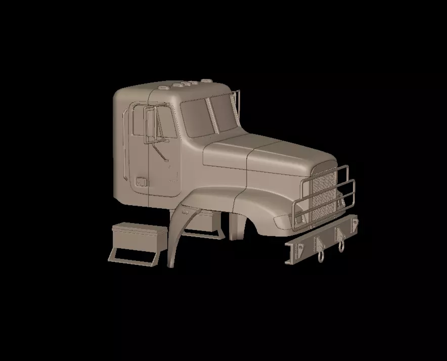 Freightliner M916A1 3D Print Model 3D print model_1