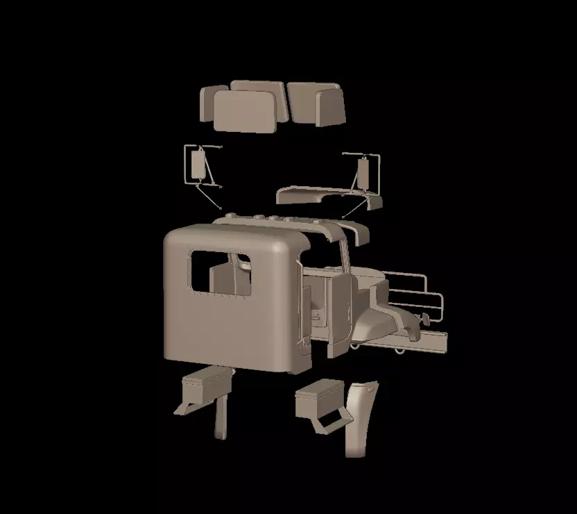 Freightliner M916A1 3D Print Model 3D print model_7