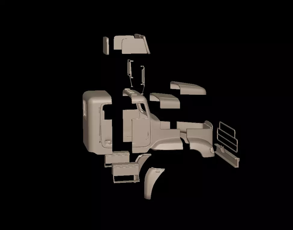 Freightliner M916A1 3D Print Model 3D print model_6