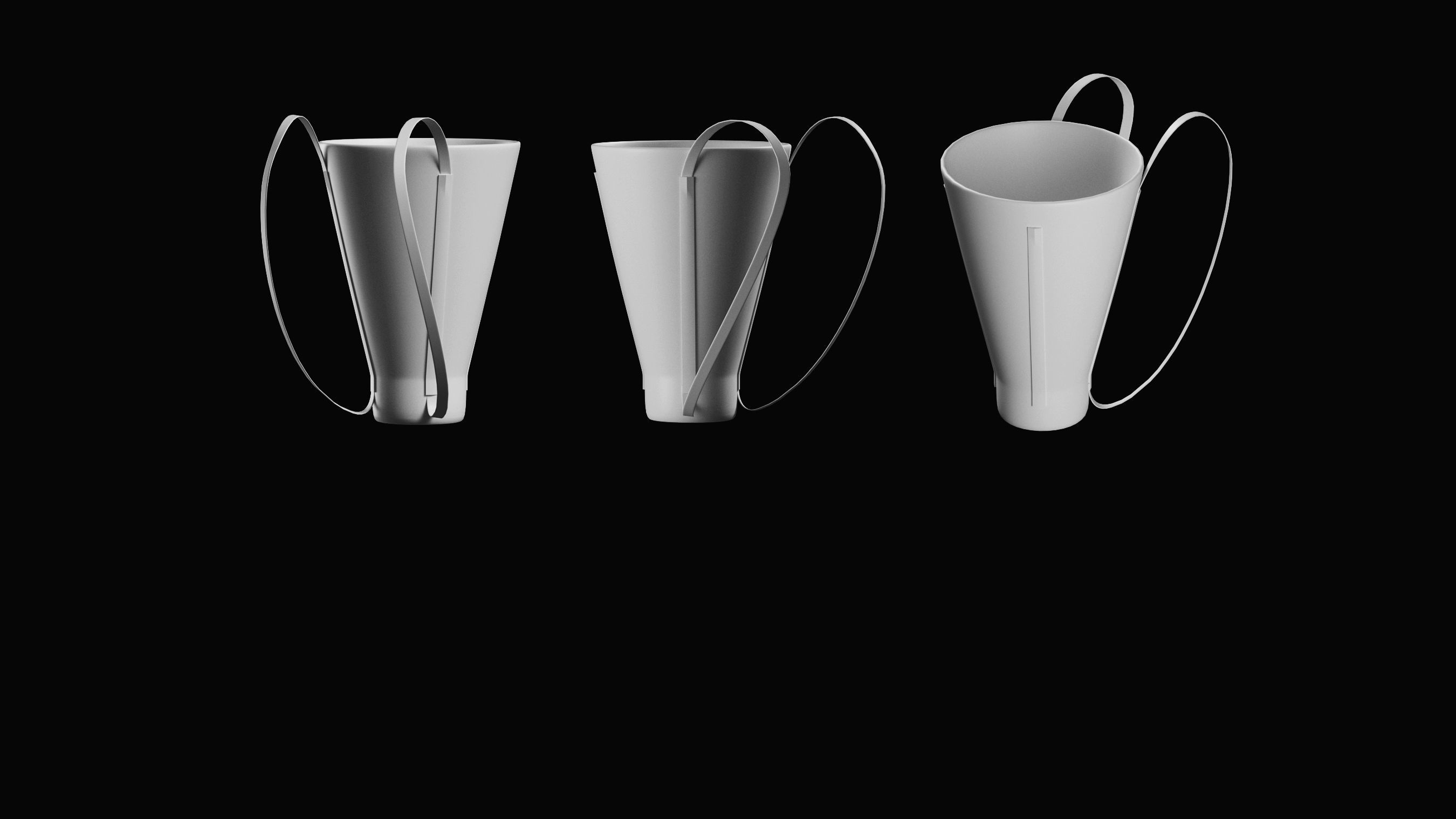 Backpack Basemesh Collection 3D model_21