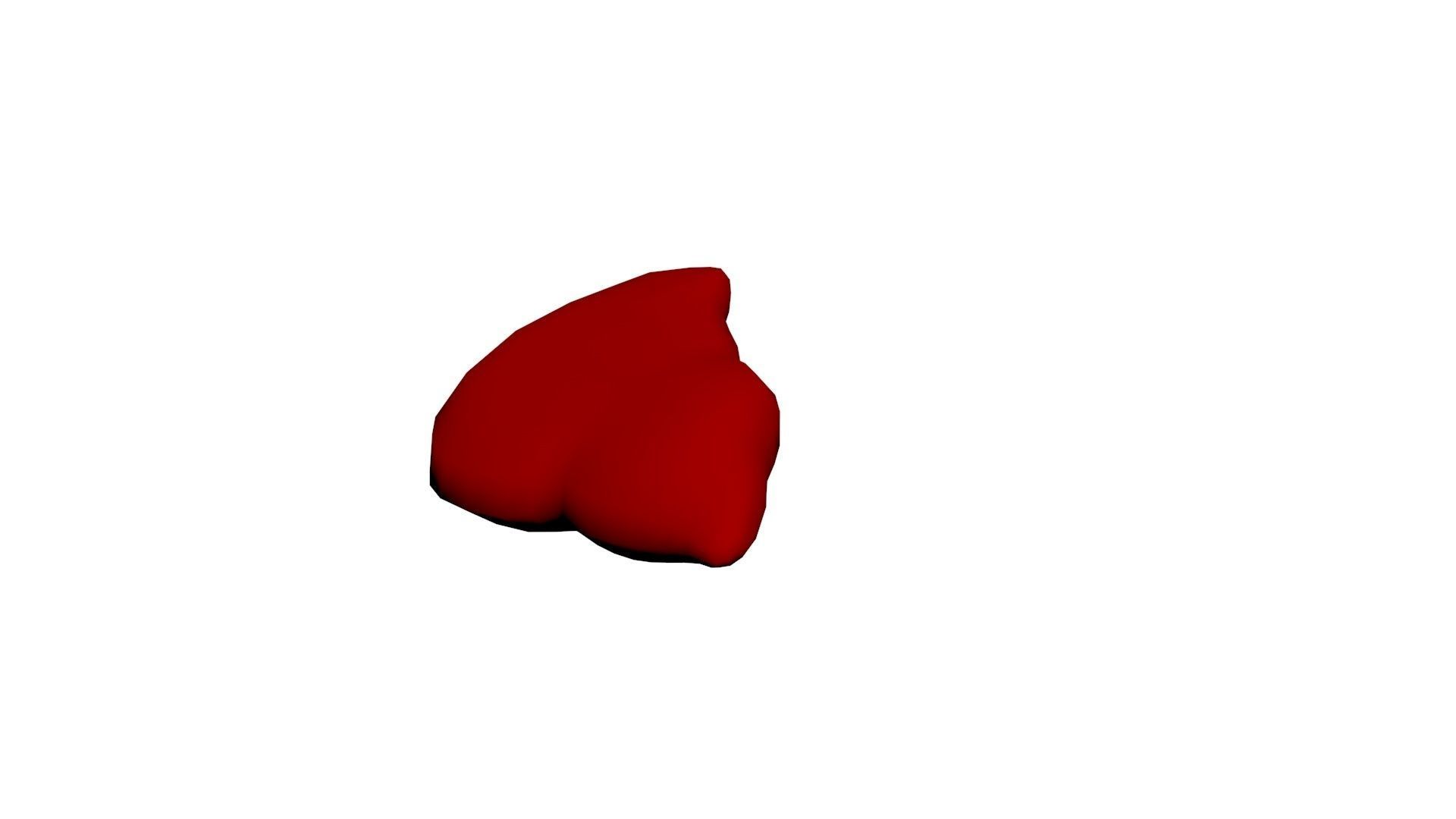 Cartoon Human Liver 3D model_4
