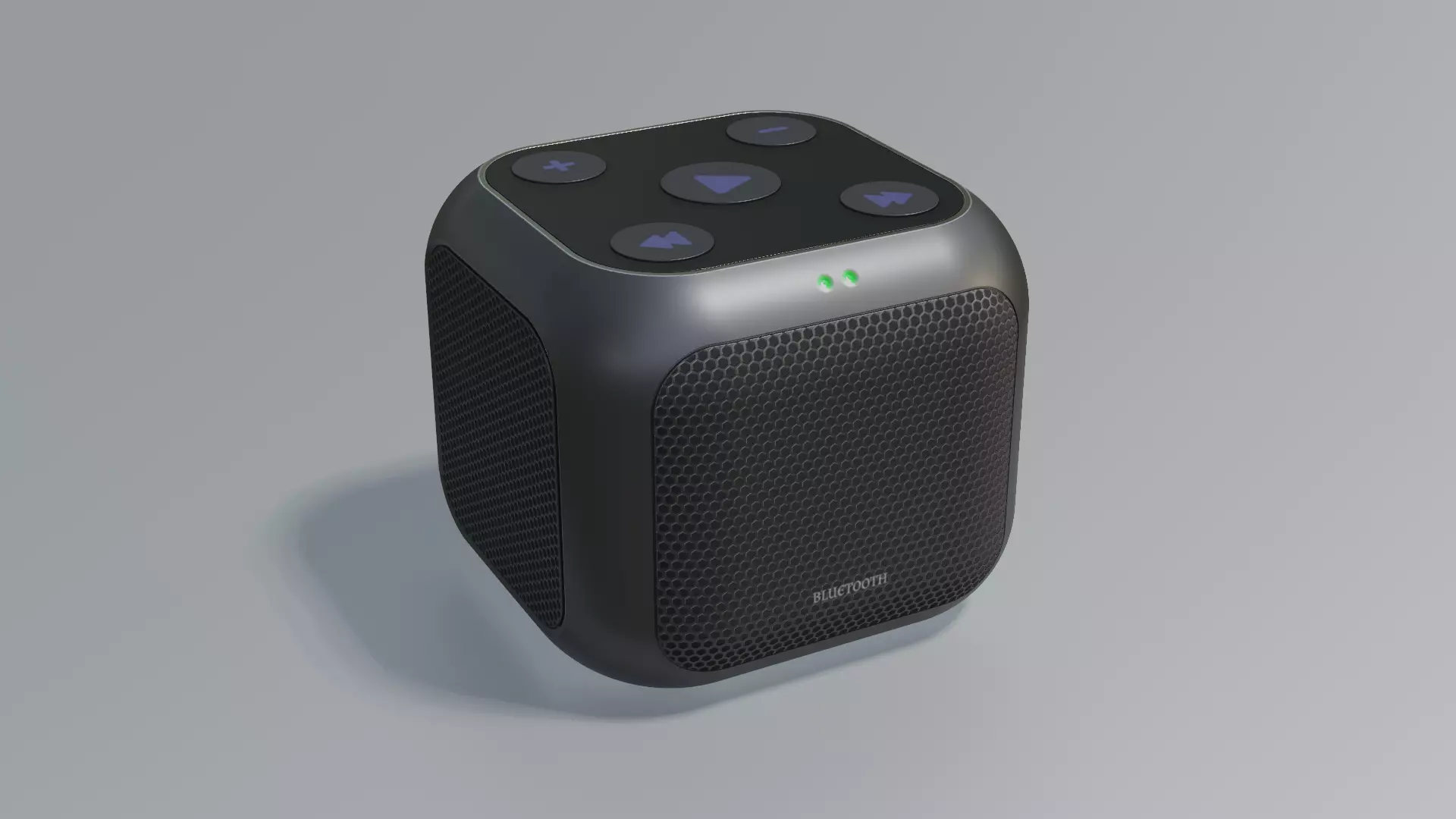 Bluetooth Speaker Low-poly 3D model_0