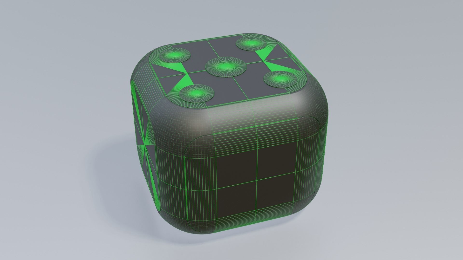 Bluetooth Speaker Low-poly 3D model_6