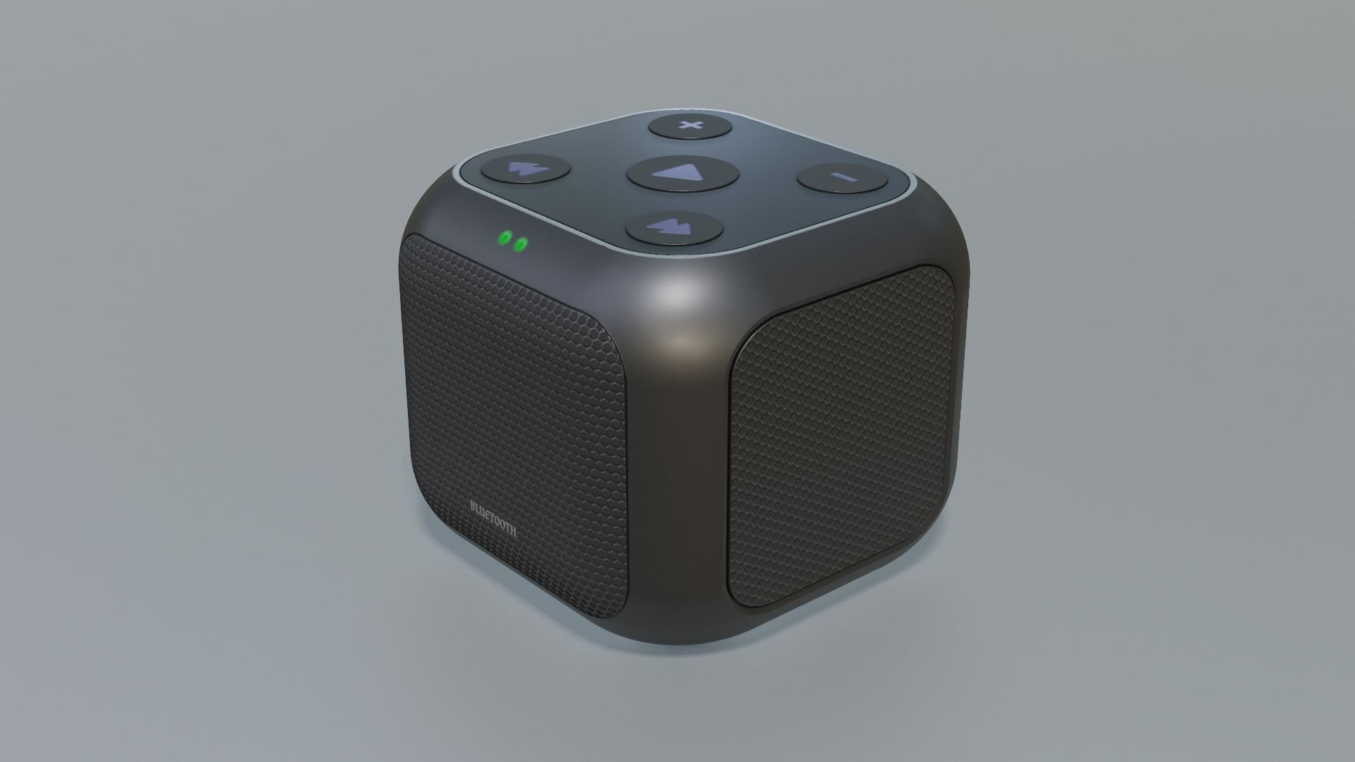 Bluetooth Speaker Low-poly 3D model_1