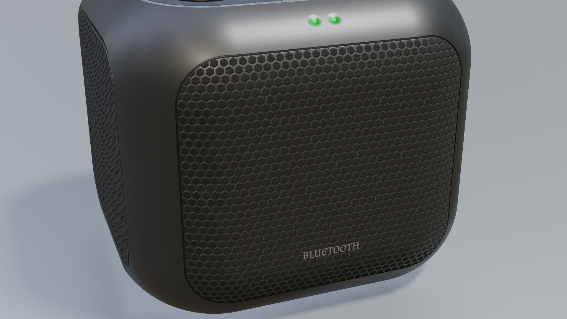 Bluetooth Speaker Low-poly 3D model_5