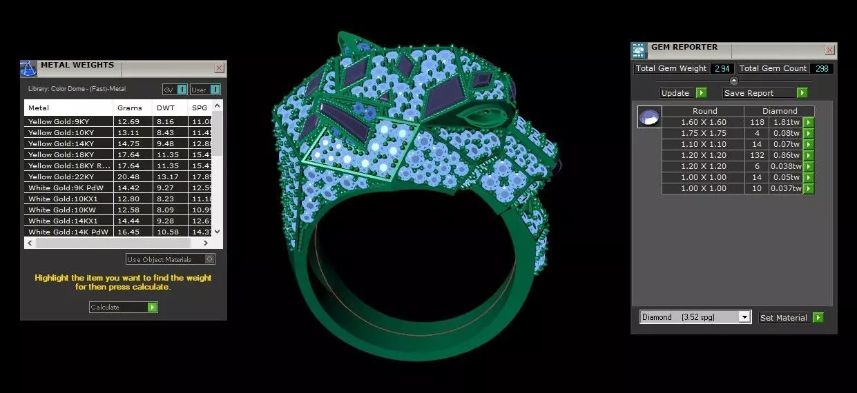 Tiger Ring 3D print model_0