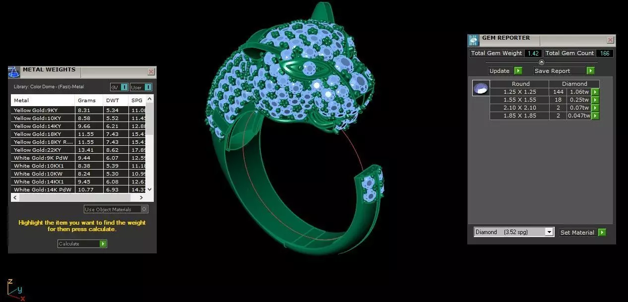 Tiger Ring 3D print model_0