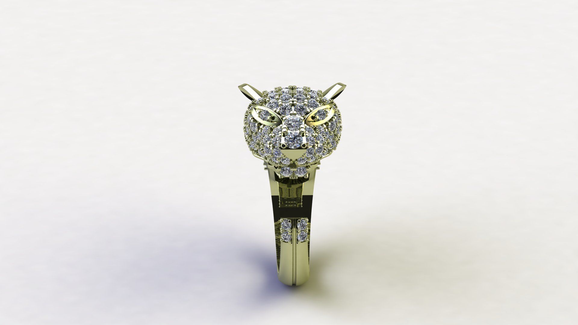 Tiger Ring 3D print model_7