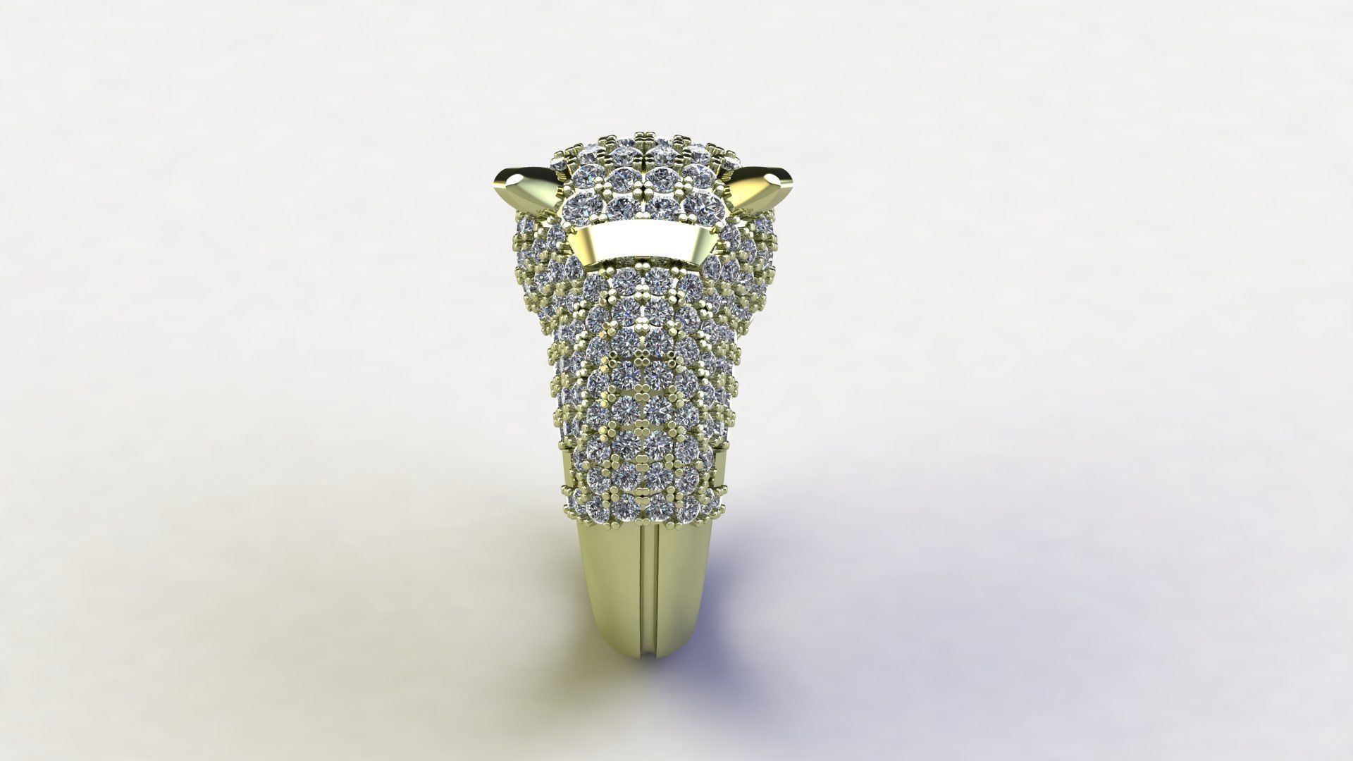 Tiger Ring 3D print model_4