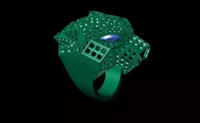 Tiger Ring TR 4 3D print model