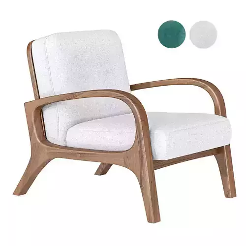 Stylish chair in American retro style