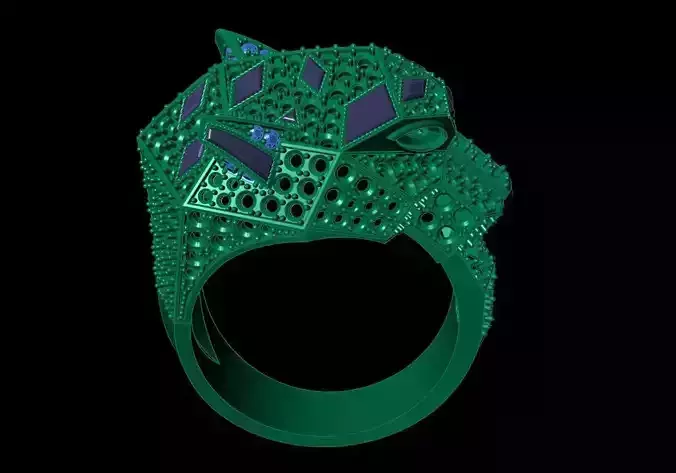Tiger Ring TR 17 3D print model