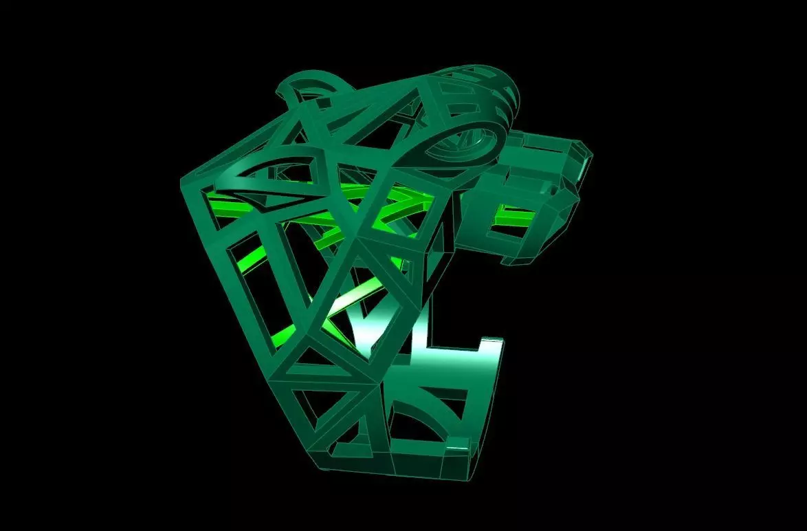 Tiger Ring TR 14 3D print model