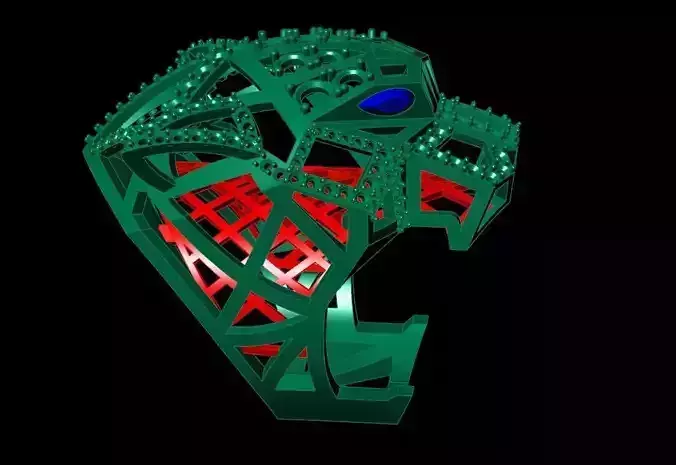 Tiger Ring TR 13 3D print model