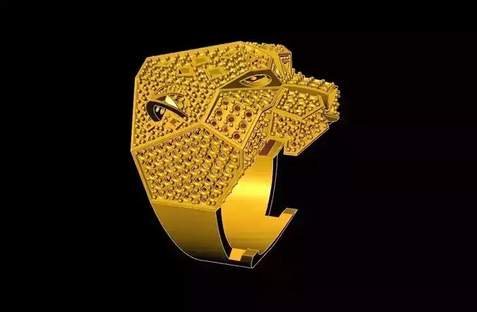 Tiger Ring TR 12 3D print model