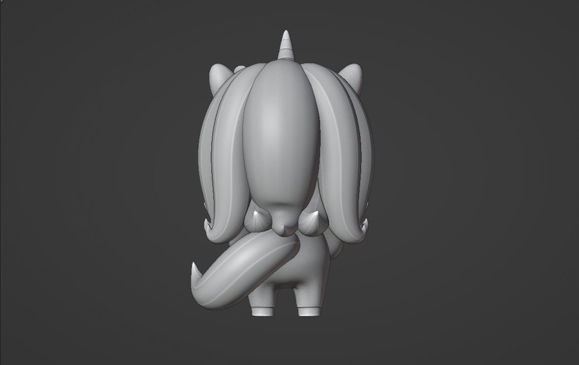 unicorn 3D print model_4