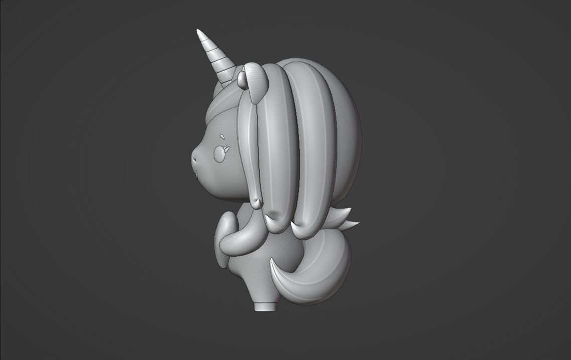 unicorn 3D print model_5