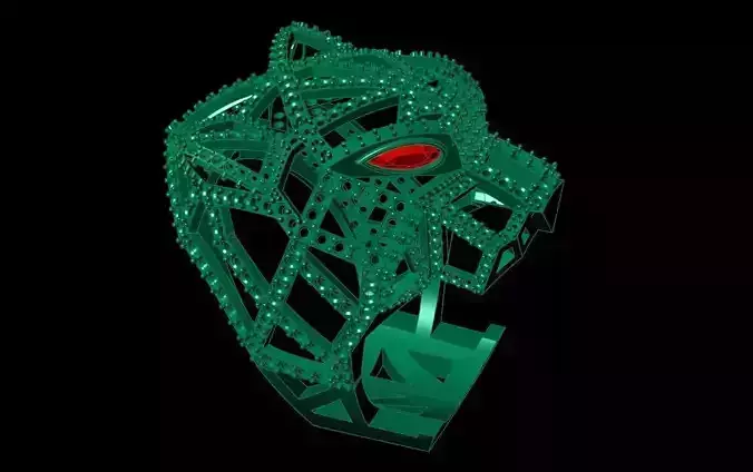 Tiger Ring TR 11 3D print model