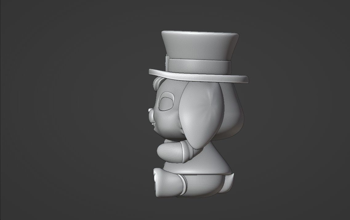 rabbit 3D print model_5