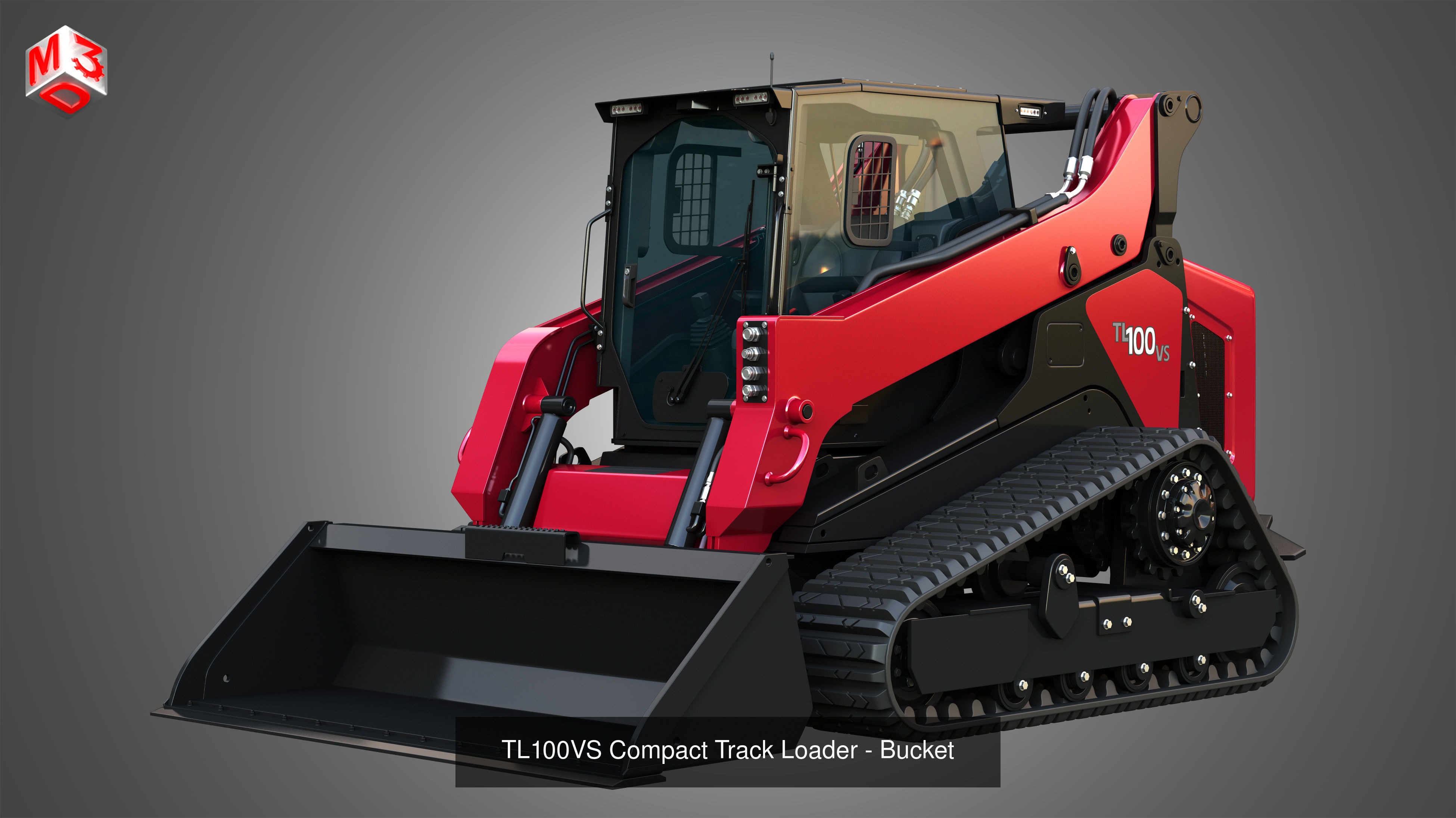 TL100VS - VT100 Compact Track Loaders 2 in 1 3D Model Collection_1