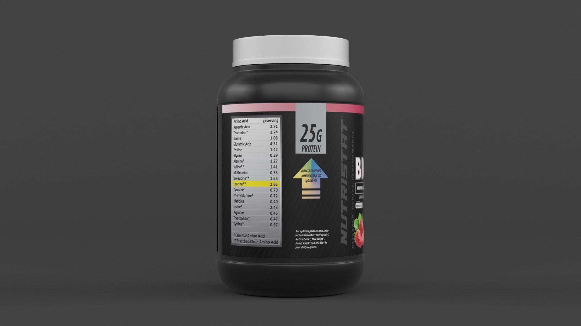 Protein Powder 3D model_2