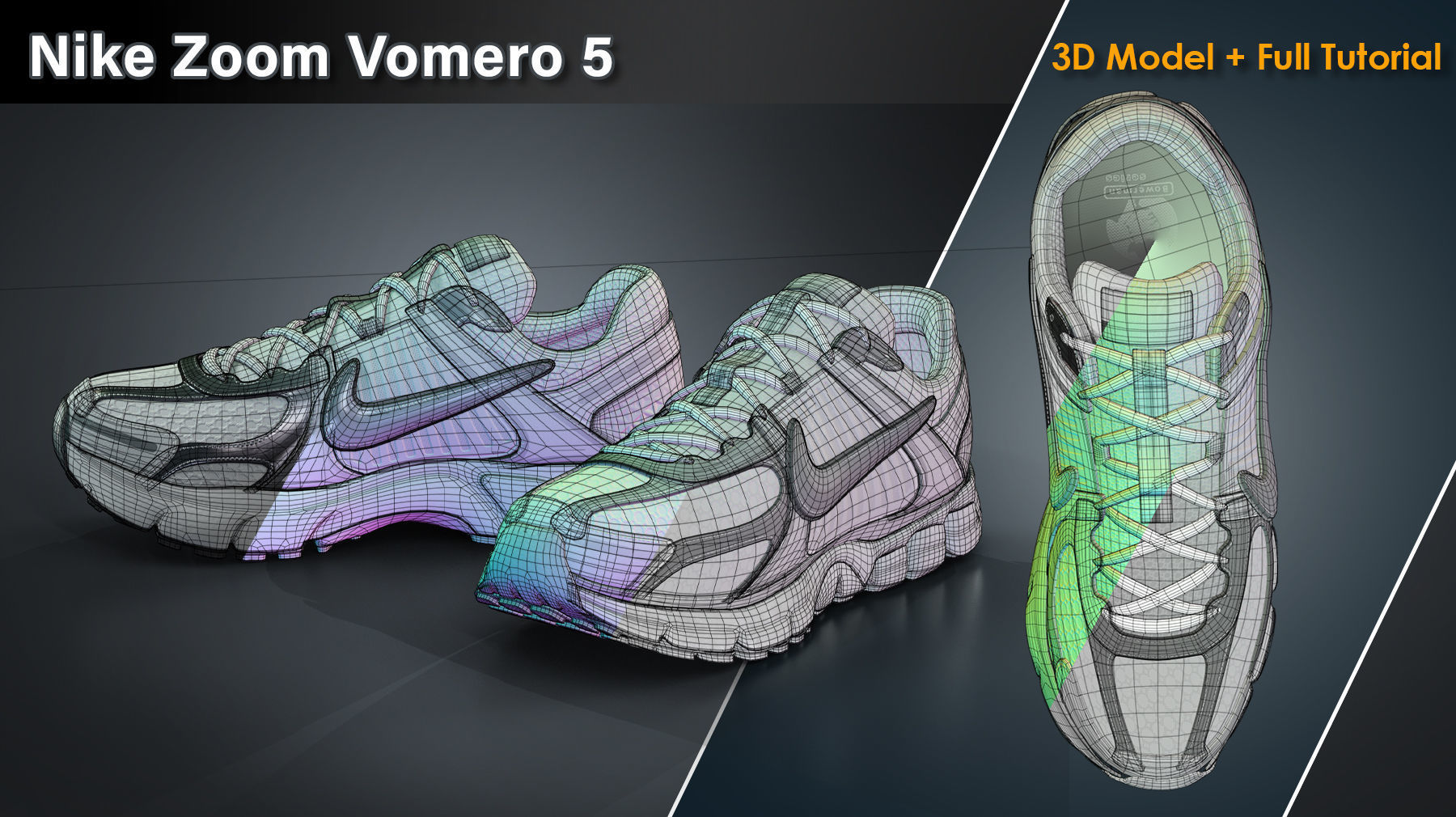 Nike Zoom Vomero 5 3D model_4