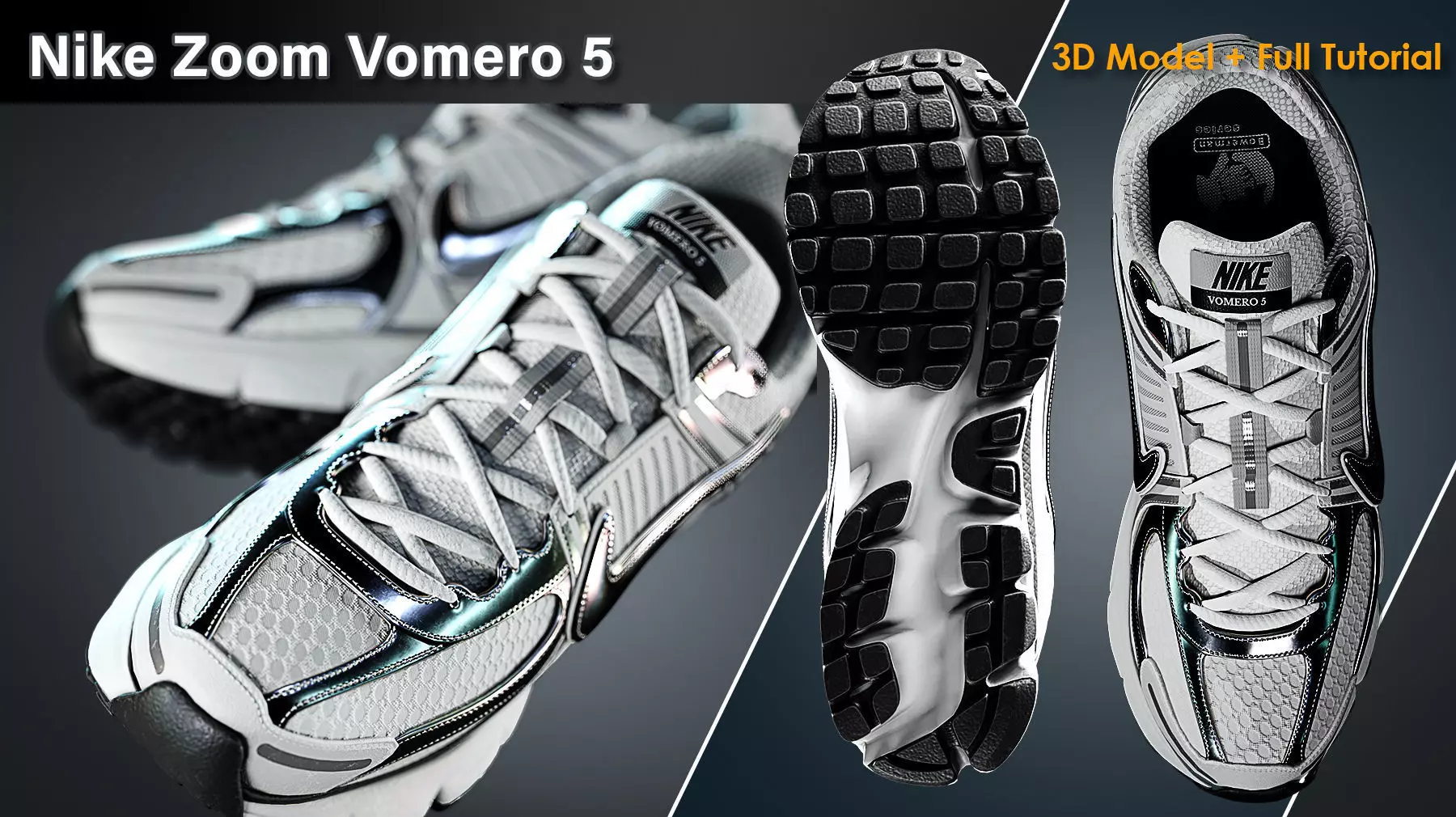 Nike Zoom Vomero 5 3D model_0