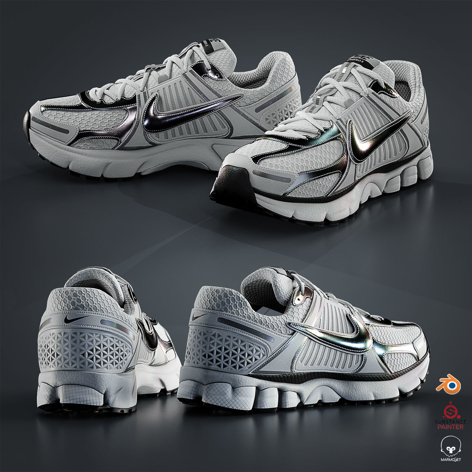 Nike Zoom Vomero 5 3D model_9