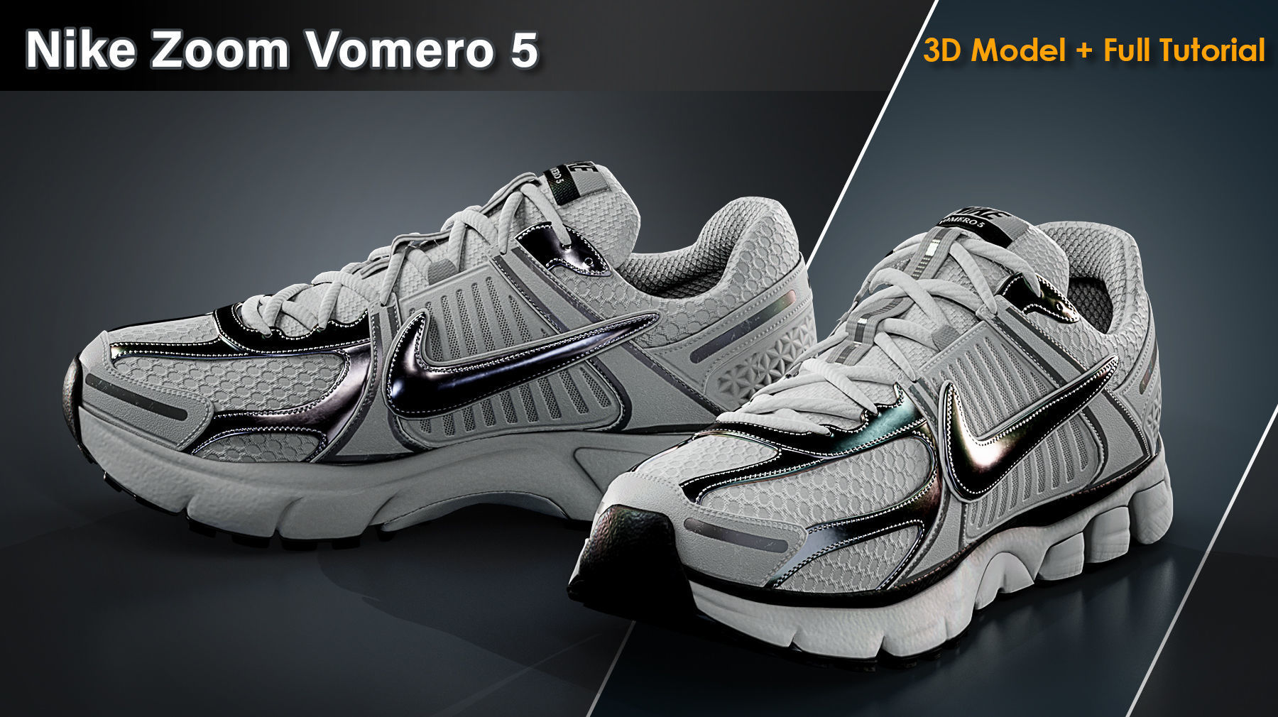Nike Zoom Vomero 5 3D model_7