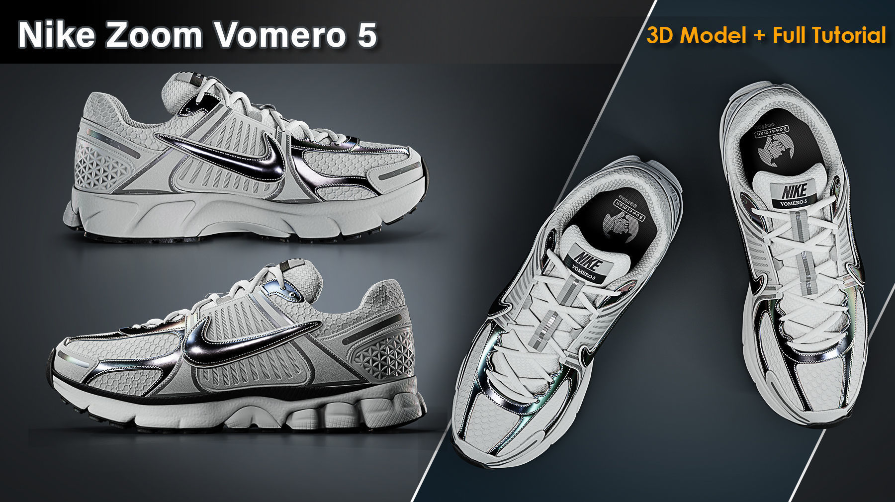 Nike Zoom Vomero 5 3D model_1