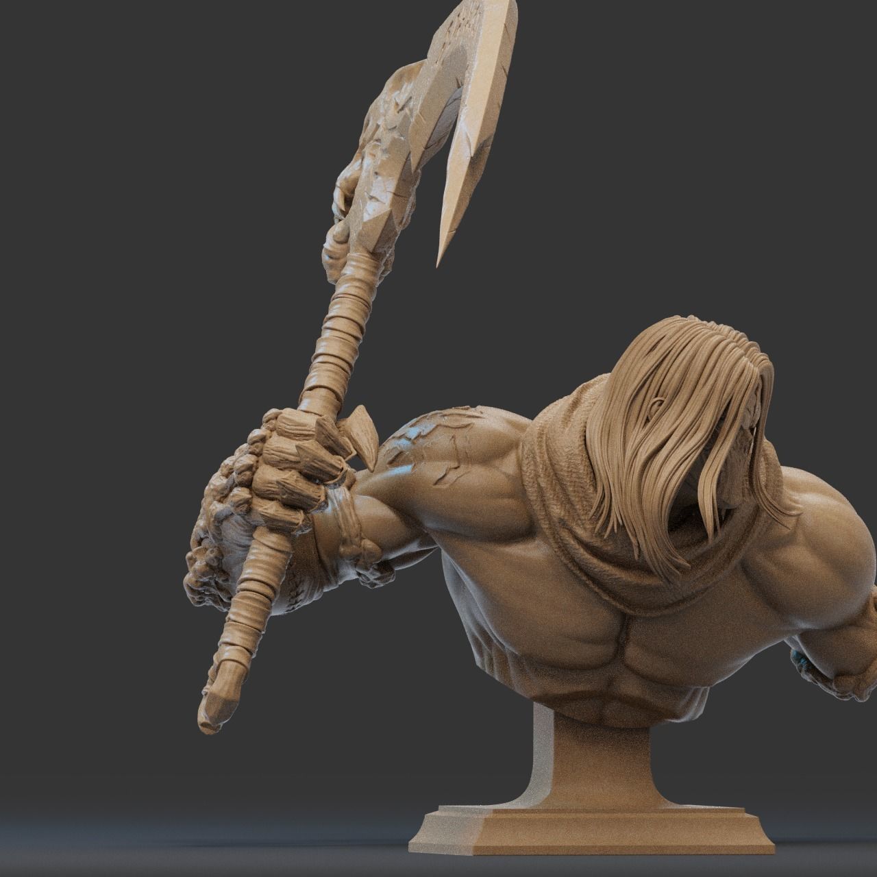 Death Bust 3D Print 3D print model_1