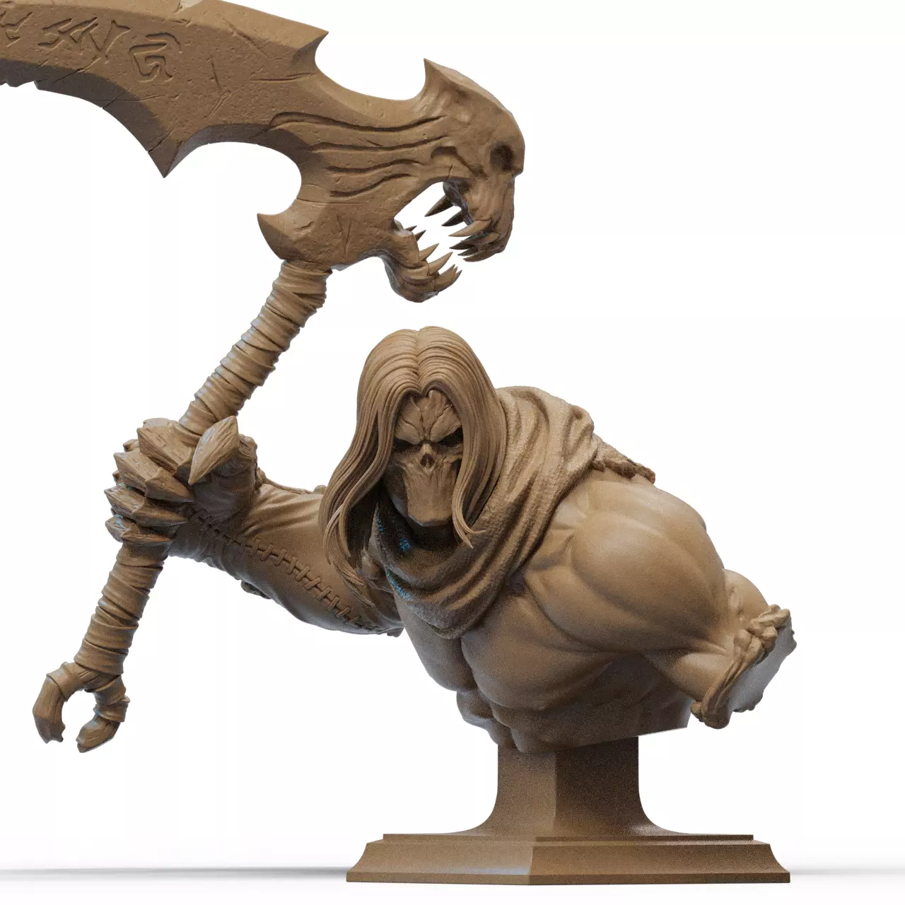 Death Bust 3D Print 3D print model_0