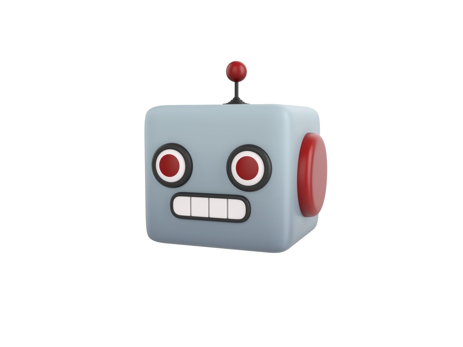 Pack016 Cartoon Head Pack 3D model_20