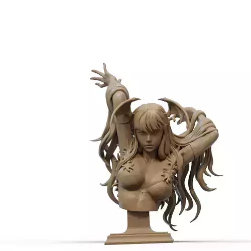 MORRIGAN AENSLAND Bust 3D PRINT