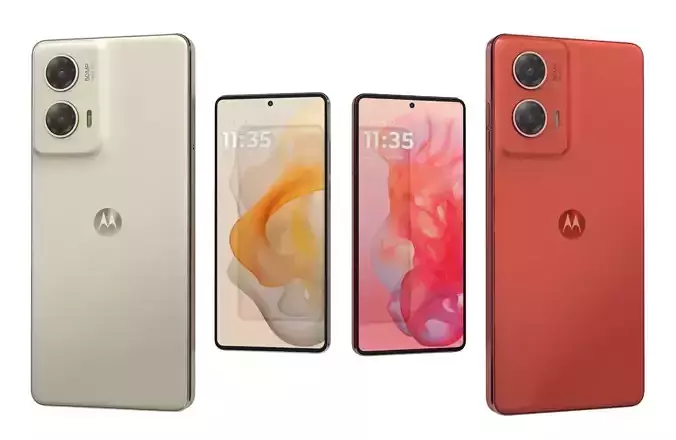 Motorola Moto G Stylus 5G 2024 Scarlet Wave and Caramel Latte