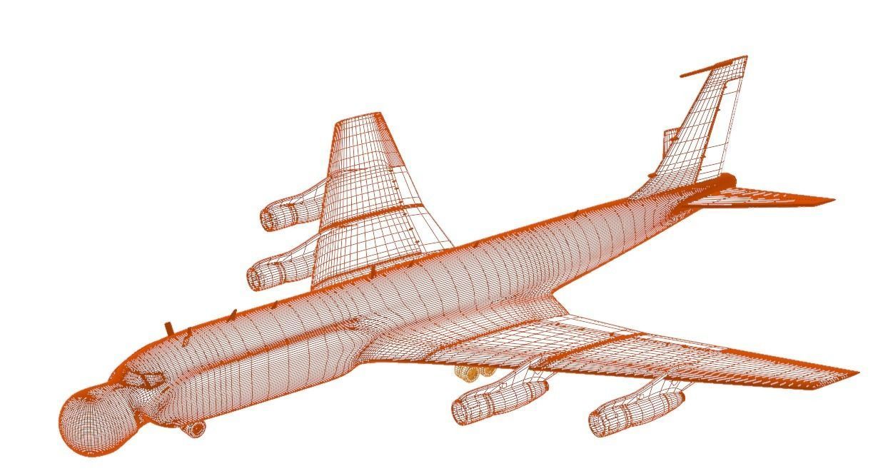 Next-Level Surveillance Aircraft - ELM 2075 PHALCON - Low-poly 3D model_19