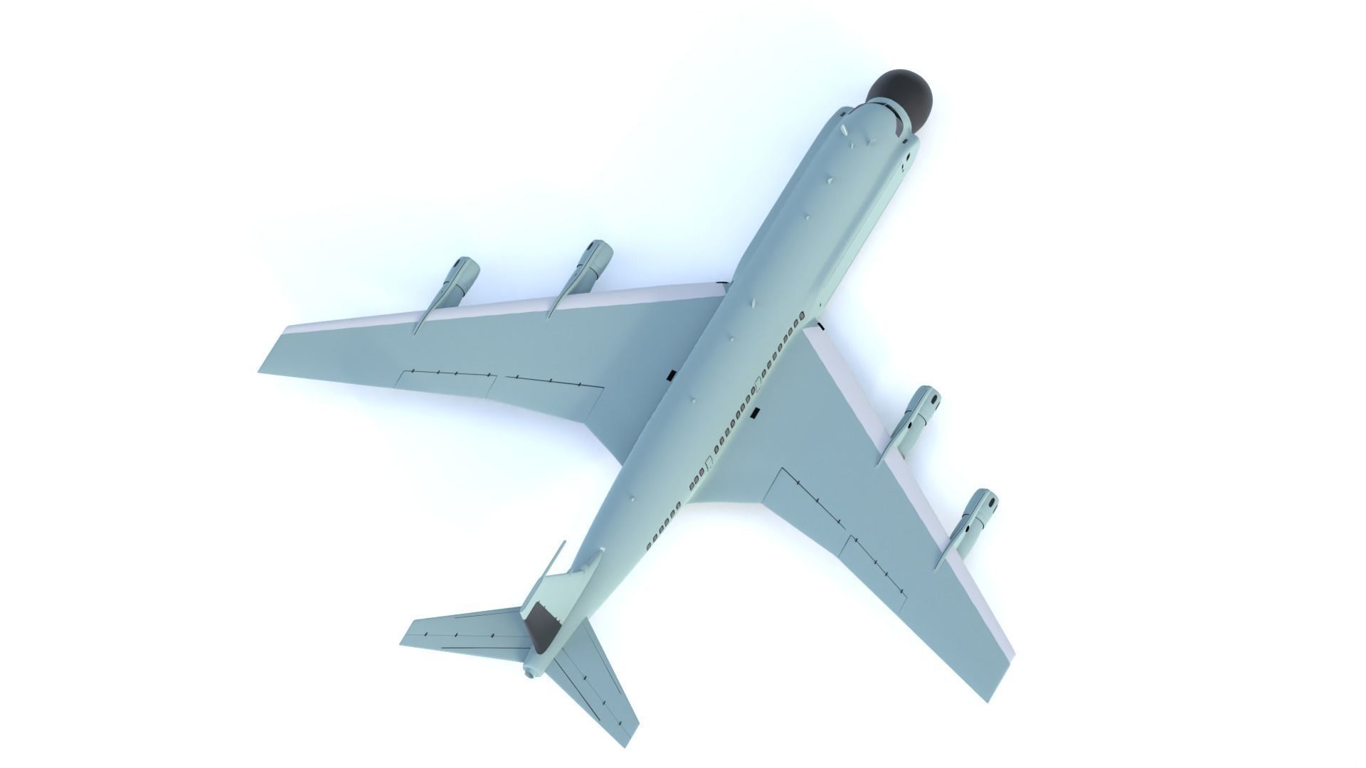 Next-Level Surveillance Aircraft - ELM 2075 PHALCON - Low-poly 3D model_4