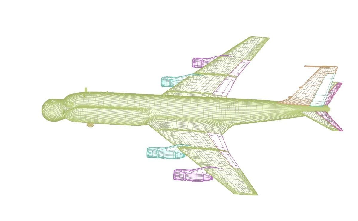 Next-Level Surveillance Aircraft - ELM 2075 PHALCON - Low-poly 3D model_37