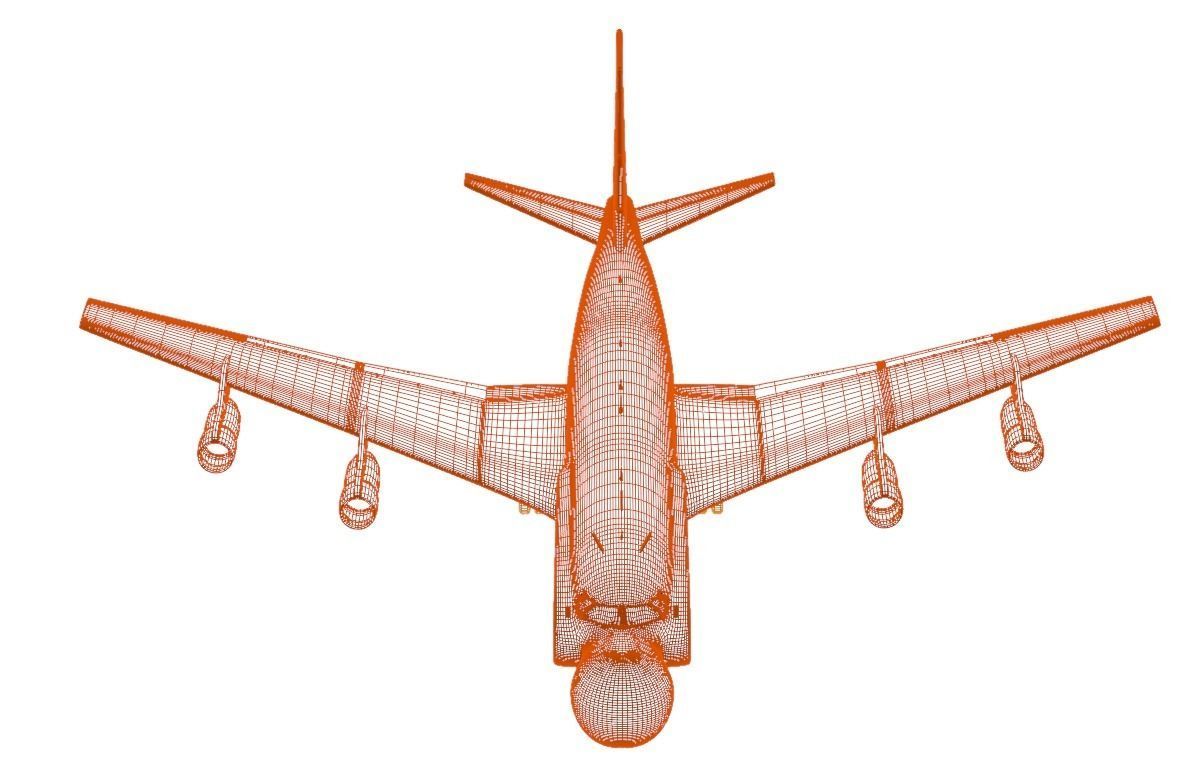 Next-Level Surveillance Aircraft - ELM 2075 PHALCON - Low-poly 3D model_17