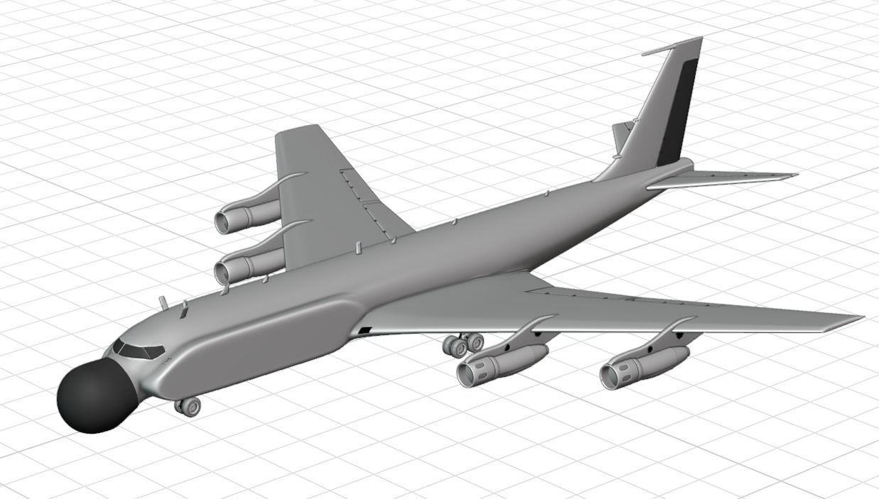 Next-Level Surveillance Aircraft - ELM 2075 PHALCON - Low-poly 3D model_30