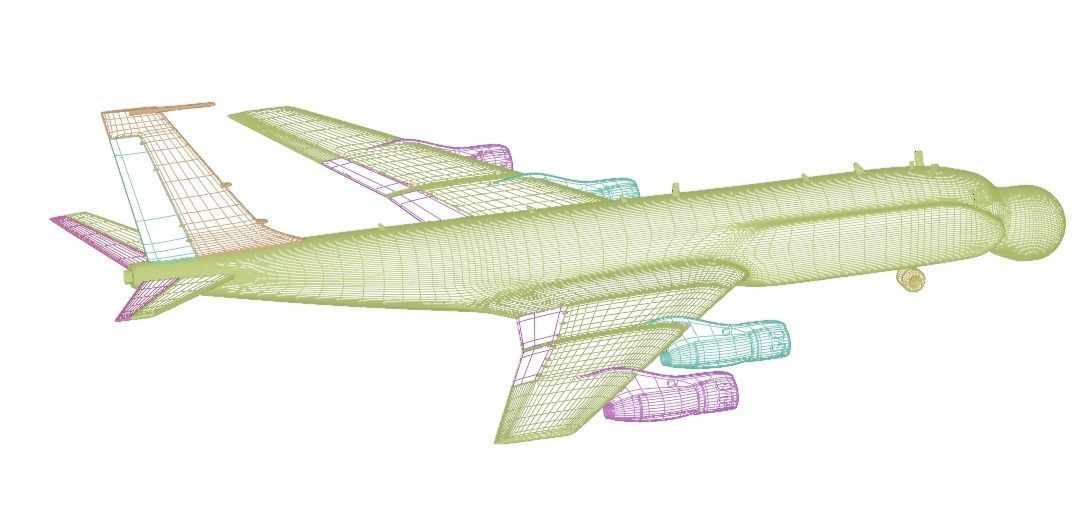 Next-Level Surveillance Aircraft - ELM 2075 PHALCON - Low-poly 3D model_35